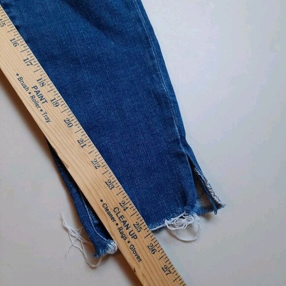 Polo Ralph Lauren Tompkins Skinny Crop Jeans Womens 27 Stretch Ripped Raw Hems - Picture 12 of 13